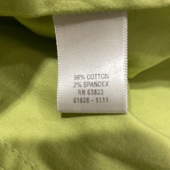 CJ Banks Stretch Scalloped Edge Green Jacket X (14W) - Picture 9 of 16